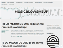 Tablet Screenshot of musicblowsmeup.com